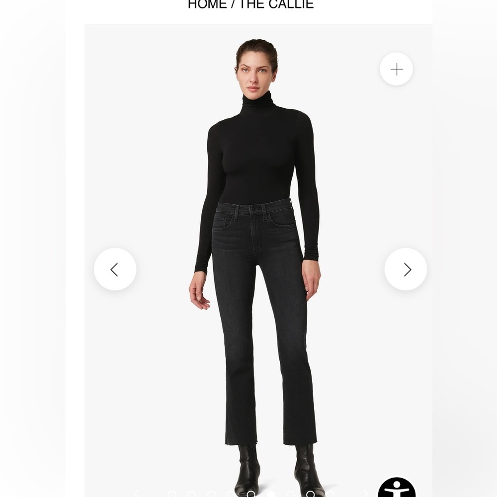 Joe's Jeans The Callie High Rise Boot in Black
